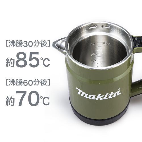 マキタ（makita） 40Vmax 充電式ケトル（オリーブ）KT001GZO ※充電池