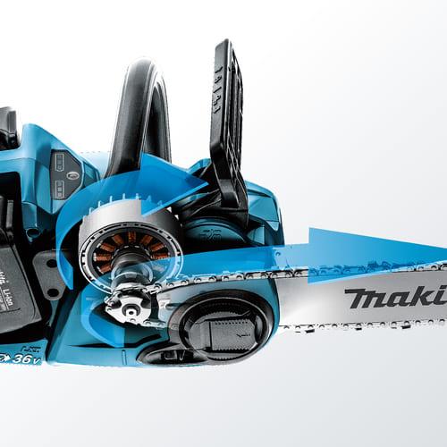 【SIW】makita マキタ MUC353DZ 青 36V(18V+18V) 350mm充電式チェンソー 本体のみ【未使用品】 マキタ（makita） 36V(18V+18V) 350mm 充電式チェンソー MUC353D 本体