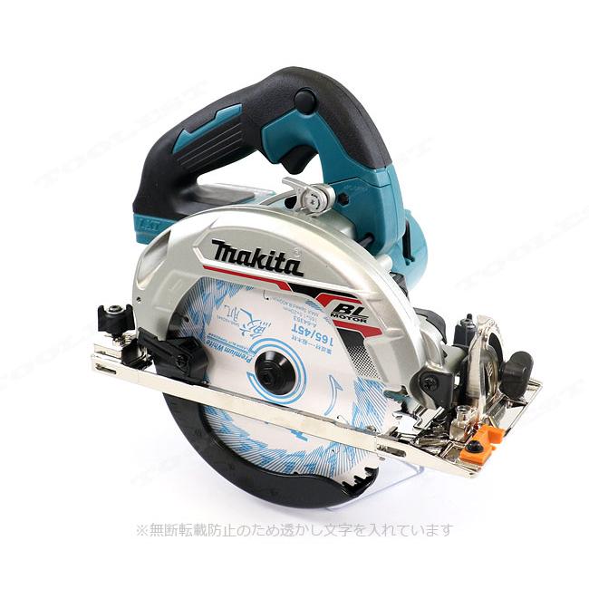 マキタ丸の子、18V.新品未使用 マキタ（makita） 18V 165mm 充電式丸のこ[鮫肌チップソー付]（青