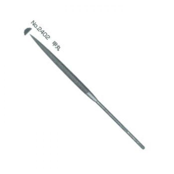 2402-160-2　＃2　12本セット 半丸160mm　バローベ精密ニードルヤスリ