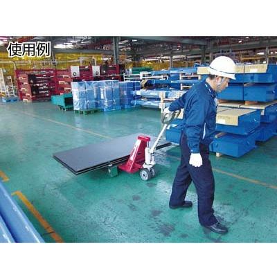 ハンドパレットトラック BM11M 　均等荷重　1100kg フォーク高さ最低80mm最高200mm ビシャモン_3