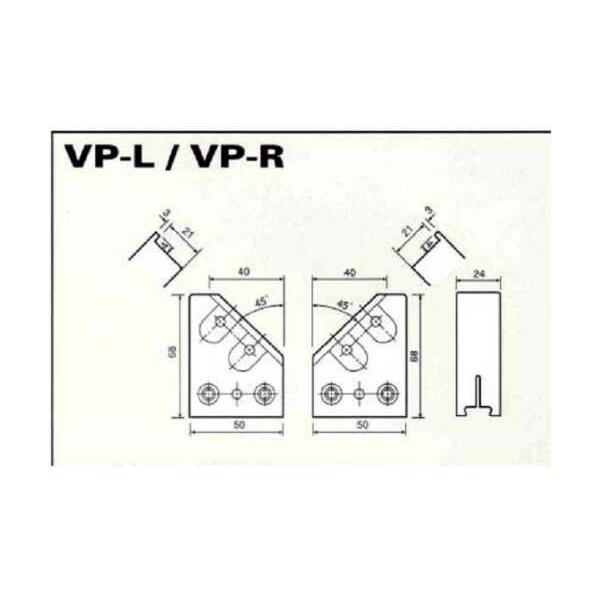 HD-1023 60×52×24 Φ10〜Φ23 1 個 WDV-170 ワンダーバイス 用オプションパーツ ワイヤー放電加工機用バイス    エヌジェイアイ