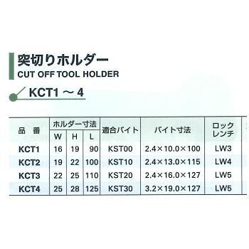 突っ切りホルダー KCT3 スーパーツール : ツールエクスプレス 突っ切りホルダー KCT3 スーパーツール : ツールエクスプレス