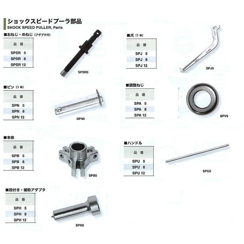 ショックスピードプーラ部品 SPB12 （本体） スーパーツールの画像