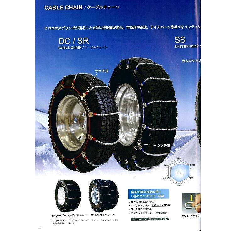 SR5517(36601005)ケーブルチェーン 1ペア 大型（8トン超）用 適合 