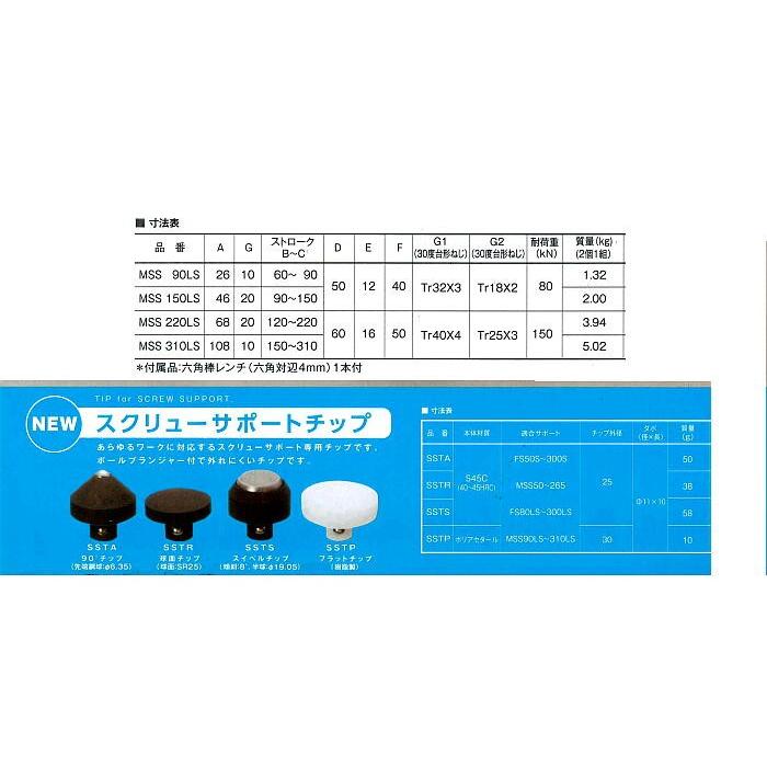 SSTP  スクリューサポートチップ （共通）   スーパーツール｜toolexpress｜02