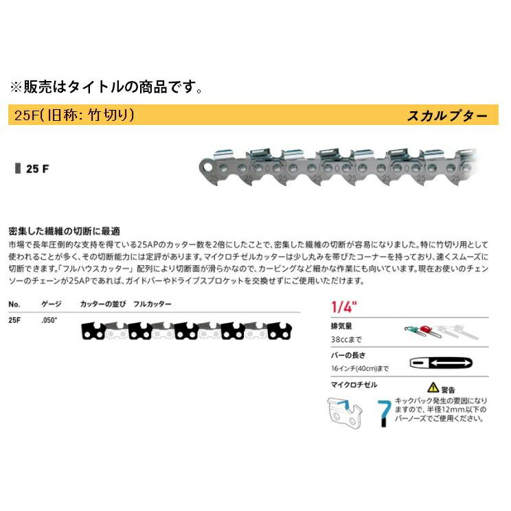 マキタ（makita） オレゴン チェーン刃 25F-60EC 25F060EC 替刃 ソー