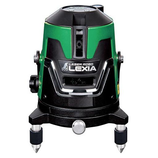 シンワ レーザー墨出し器 70841 レーザーロボ LEXIA 21 グリーン 基本の縦横タイプ 高出力レーザー グリーンレーザー墨出器 。 | 