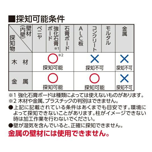 シンワ 下地センサー Pro+ 金属・中心・深部・電線探知 79156 矢印型ライト、液晶表示、ブザー音で壁裏の見えない間柱をお知らせ 。 |  | 02