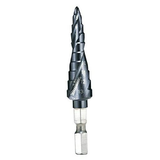 マキタ（makita） スパイラルステップドリル 六角軸タイプ A-60408 軸