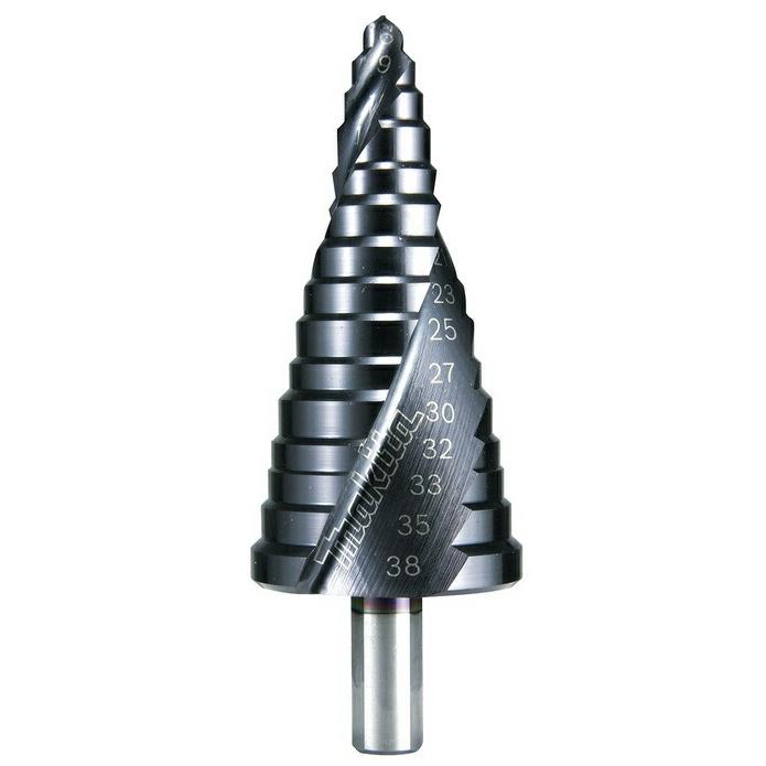 マキタ（makita） スパイラルステップドリル ストレート軸タイプ A 