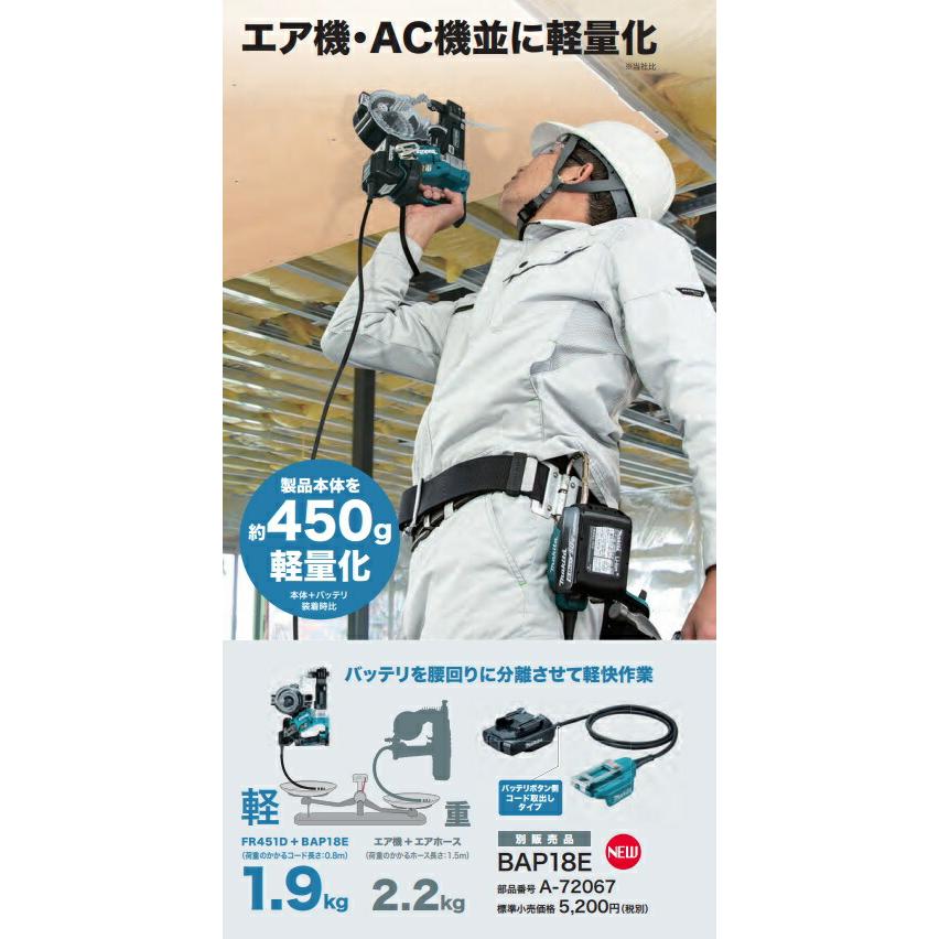 マキタ (マキタ) バッテリアダプタ BAP18E A-72067 適応バッテリ マキタ (マキタ) バッテリアダプタ BAP18E A-72067 適応バッテリ