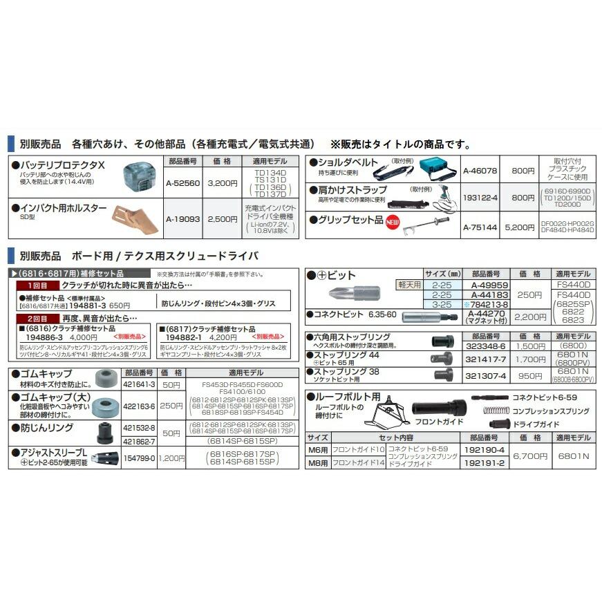 (マキタ) グリップセット品 A-75144 適用モデルDF002G・HP002G・DF484D・HP484D makita｜toolking｜02