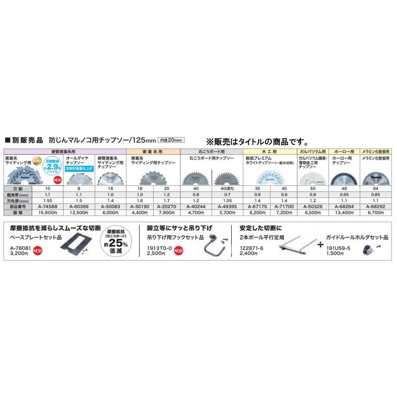 マキタ（makita） ベースプレートセット品 A-78081 適用機種KS003G