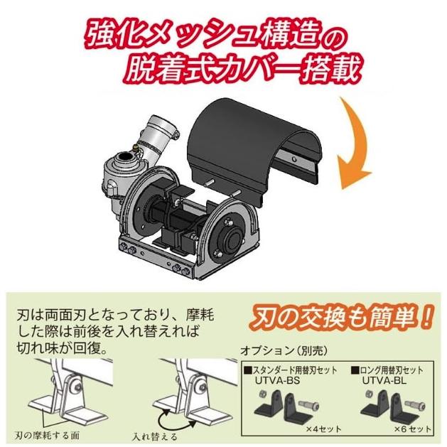 アイデック ASU-VA17 Superうね草取りまーロング 削り幅170mm 刈払機アタッチメント 002829 IDECH 在庫 |  | 03