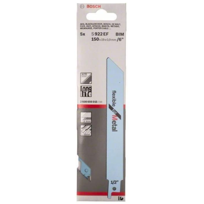 BOSCH（ボッシュ） S922EF/5 セーバーソーブレード 5枚入 2608656015