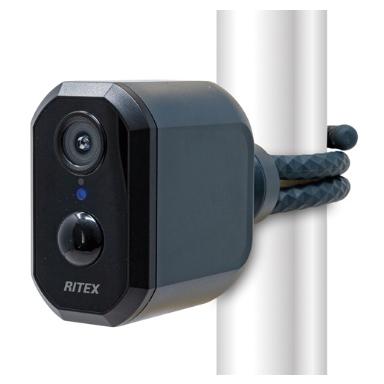 RITEX どこでもカメラスマホ連動センサーカメラWiFi CRC 7200新品 RITEX ムサシ 防犯カメラ C-RC7200 人感センサー ワイヤレス 工事不要