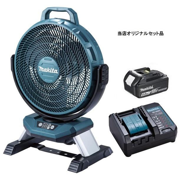 マキタ（makita） 充電式産業扇 CF301DZ+バッテリBL1860B+充電器DC18WC