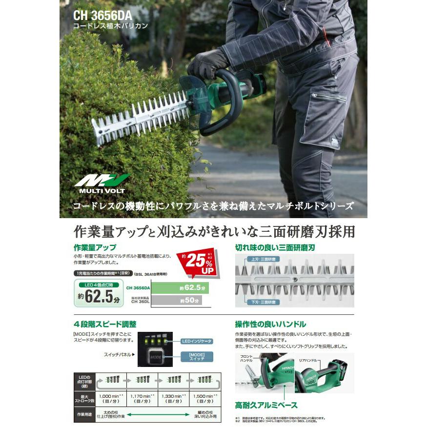 HiKOKI（ハイコーキ） 日立 マルチボルト(36V)コードレス植木バリカン