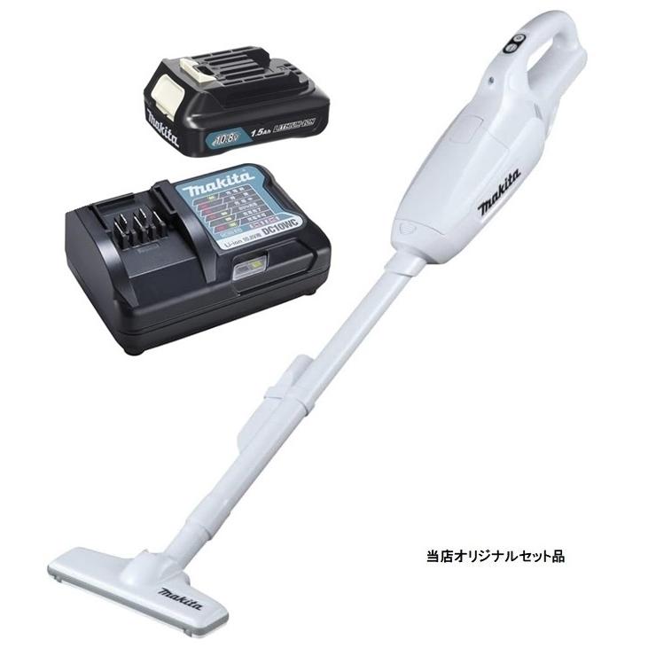 マキタ（makita） 充電式クリーナ CL107FDZW+バッテリBL1015+充電器