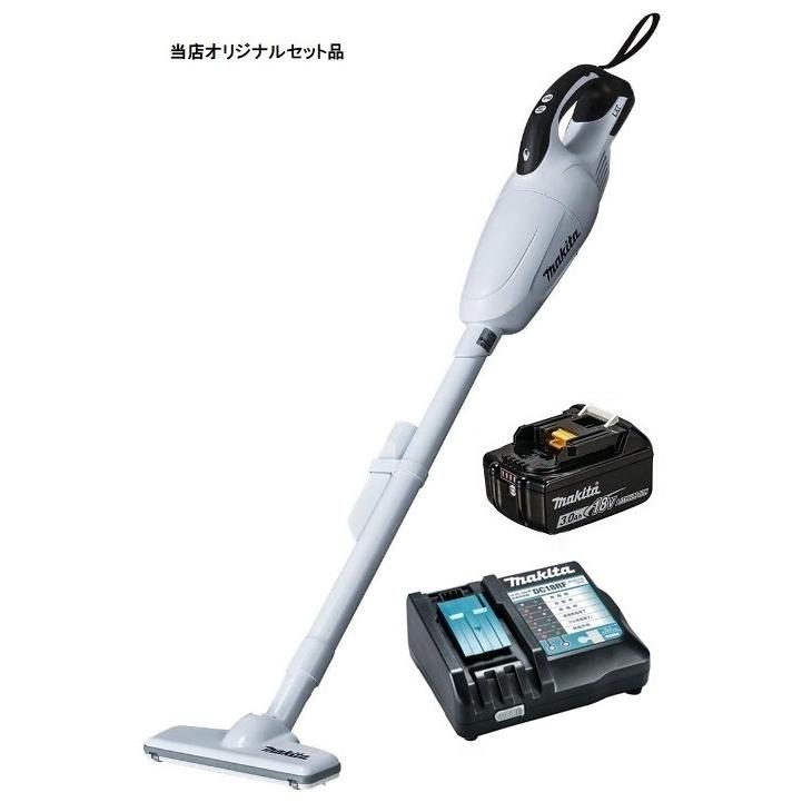 マキタ（makita） 充電式クリーナ CL181FDZW(白)+バッテリBL1830B+充電