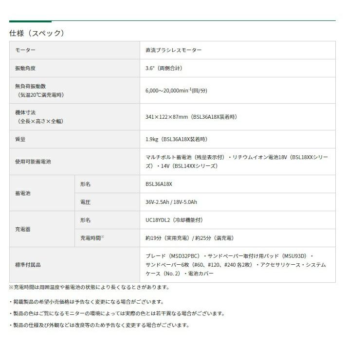 HiKOKI コードレスマルチツール CV18DA(NN) 本体のみ 18V対応 HiKOKI コードレスマルチツール CV18DA(NN) 本体のみ 18V対応