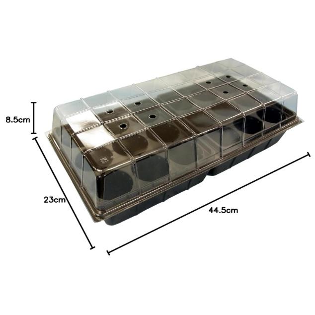 DAIM 種まきハウス 9穴トレー2個付 第一ビニール ' |  | 01