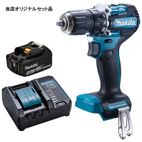 マキタ（makita） 充電式ドライバドリル DF487DZ+バッテリBL1830B+充電 