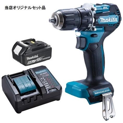 マキタ 充電式ドライバドリル DF487DZ+バッテリBL1860B+充電器 マキタ 充電式ドライバドリル DF487DZ+バッテリBL1860B+充電器