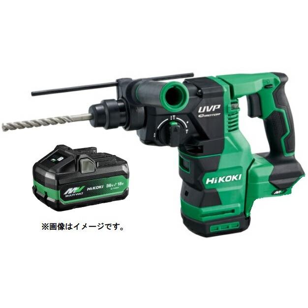 HiKOKI 冬祭 コードレスロータリハンマドリル DH3628DA(2WPZ) バッテリ 