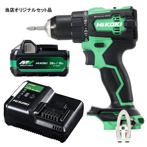 HiKOKI（ハイコーキ） コードレスドライバドリル DS18DE(NN)+バッテリ 