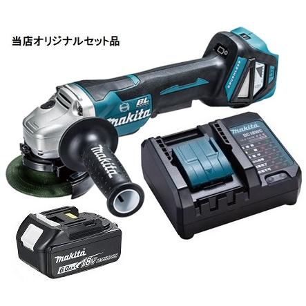 マキタ 充電式ディスクグラインダ GA418DZ+バッテリBL1860B+充電 マキタ 充電式ディスクグラインダ GA418DZ+バッテリBL1860B+充電