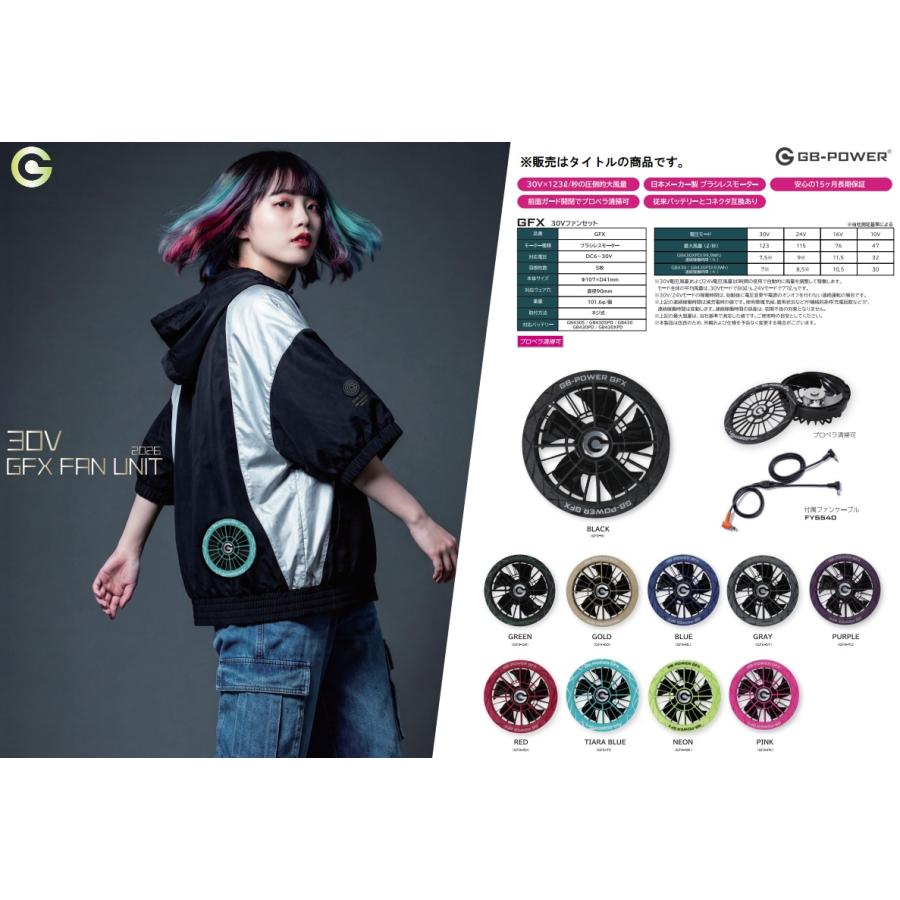 長信ジャパン GFX-GD ゴールド 30V対応ファンセット GB-POWER ファン付