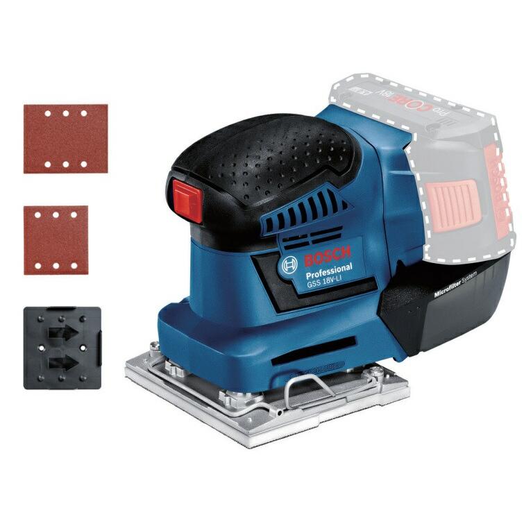 ボッシュ) コードレスオービタルサンダー GSS18V-LINH 本体のみ 18V 