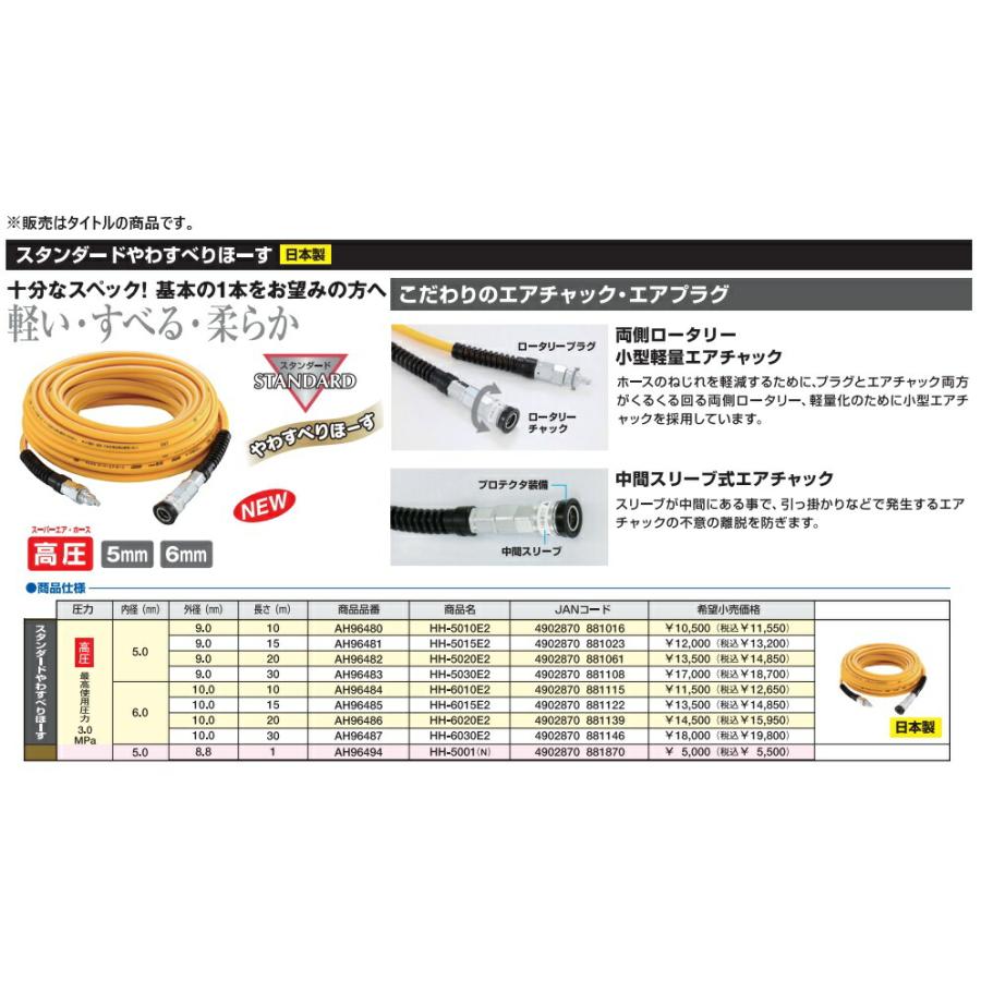 マックス ホースドラム スタンダードやわすべりほーす HHD-DT5030E2