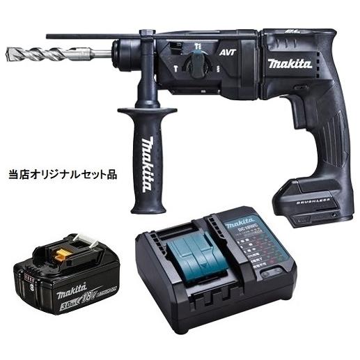 マキタ（makita） 充電式ハンマドリル 黒 HR182DZKB+バッテリBL1830B+
