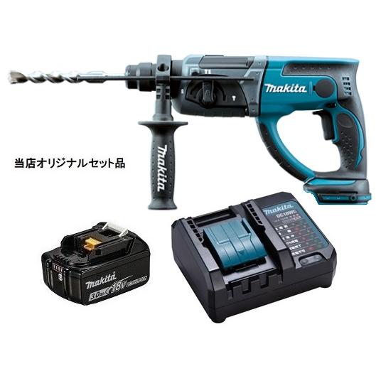 マキタ 充電式ハンマドリル HR202DZK+バッテリBL1830B+充電器DC18WC付 