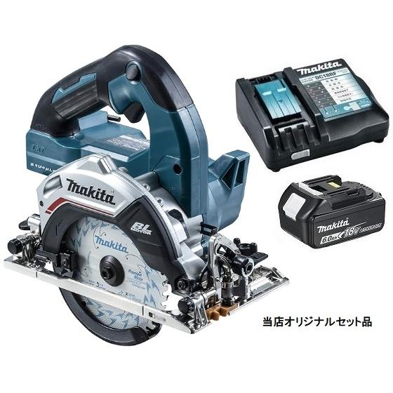 マキタ 充電式マルノコ 青 HS474DZ+バッテリBL1860B+充電器DC18RF付 