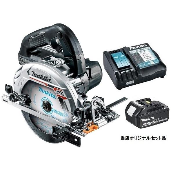 マキタ（makita） 165mm 充電式マルノコ 黒 HS631DZSB+バッテリ 