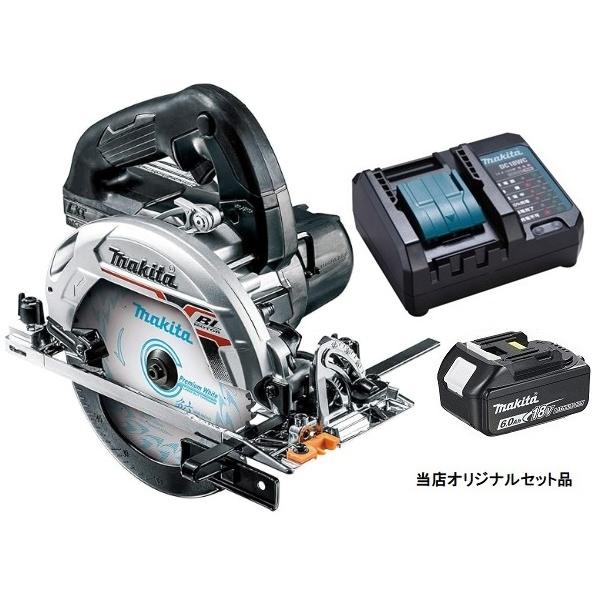 マキタ（makita） 165mm 充電式マルノコ 黒 HS631DZSB+バッテリ 