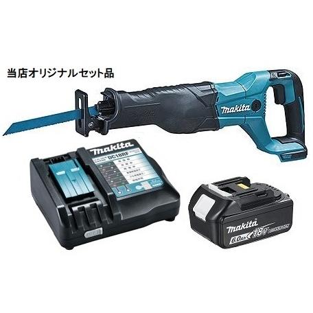 マキタ（makita） 充電式レシプロソー JR186DZ+バッテリBL1860B+充電器 