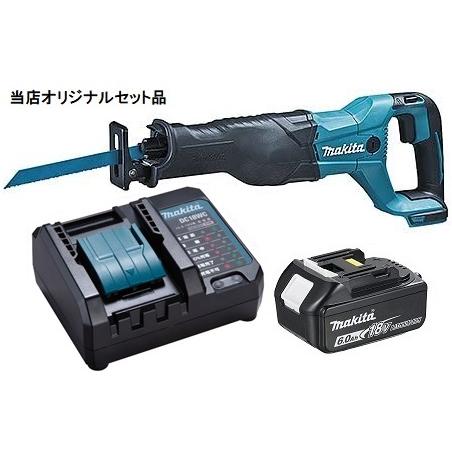 マキタ（makita） 充電式レシプロソー JR186DZ+バッテリBL1860B+充電器 