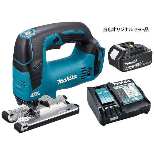 マキタ 充電式ジグソー JV182DZK+バッテリBL1860B+充電器DC18RF付 18V 