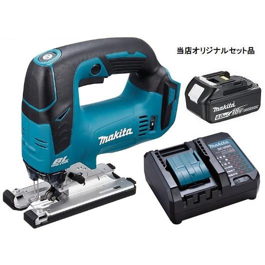マキタ 充電式ジグソー JV182DZK+バッテリBL1860B+充電器DC18WC付 18V 