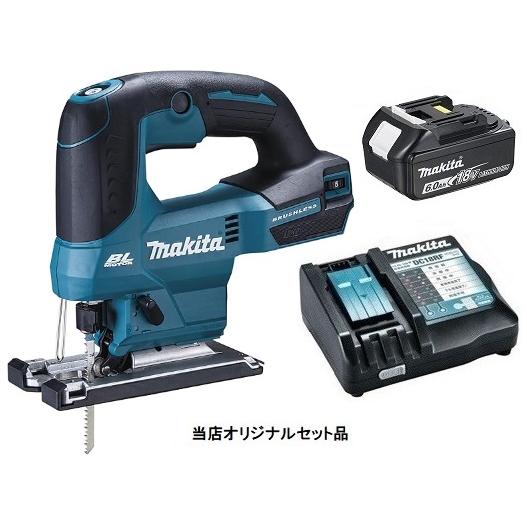 マキタ 充電式ジグソー JV184DZK+バッテリBL1860B+充電器DC18RF付 18V 