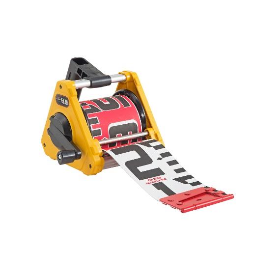 タジマ シムロンロッド軽巻 KM10-10K 幅100mm 長さ10m 両面1mアカシロ