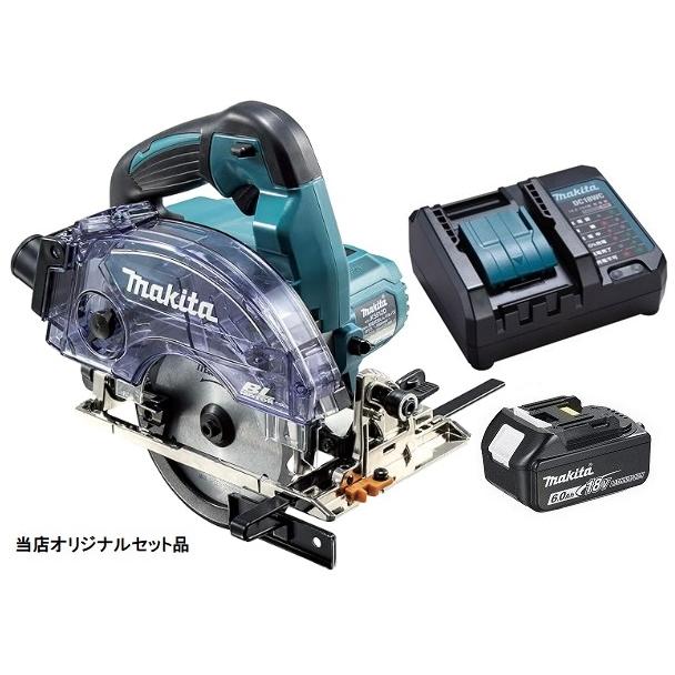 マキタ 充電式防じんマルノコ KS513DZ+バッテリBL1860B+充電器DC18WC付 