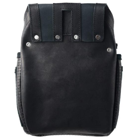 ふくろー ふくろ倶楽部 釘袋 スマート LEG-313 材質：本革 腰袋 H280(200