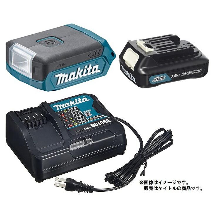 Makita ワークライト　マキタバッテリー1個付き マキタ（makita） 充電式LEDワークライト ML103+バッテリBL1015x1個+