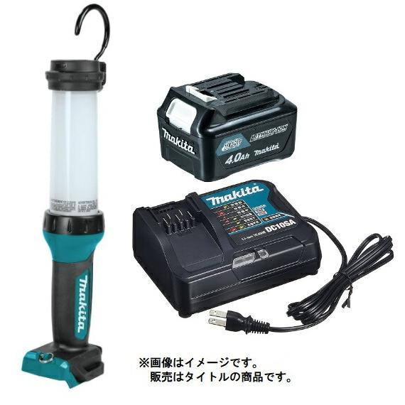 マキタ 充電式LEDワークライト 10.8V本体 充電器 バッテリーセット マキタ（makita） 充電式LEDワークライト ML104+バッテリBL1040Bx1個+